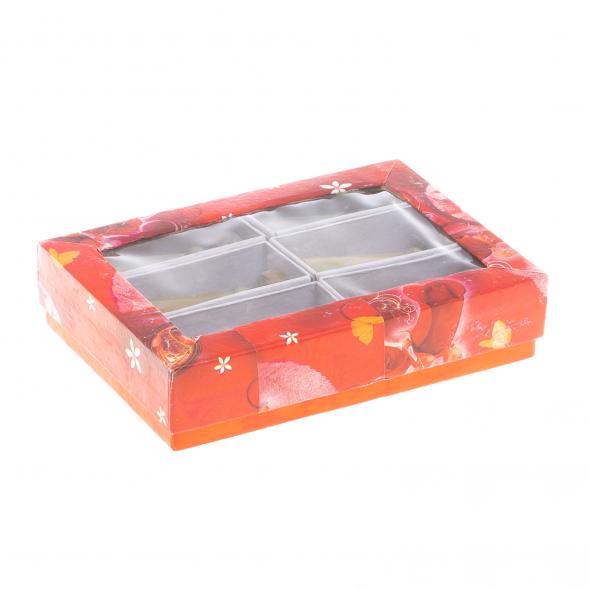 Рюмки из оникса &amp;quot;Конус&amp;quot; набор 6 шт 20 мл 3,5х8 см в коробке (1,5х3) 124761