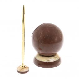 Часы "Шар Антисресс" из лемезита с ручкой