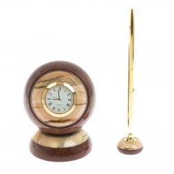 Часы "Шар Антисресс" из лемезита с ручкой