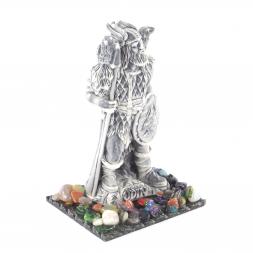 Сувенир "Один" из мрамолита на подставке из змеевика