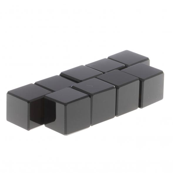 Камни для виски 9 кубиков из черного обсидиана 124382