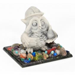 Сувенир "Филин нефтяник" из мрамолита