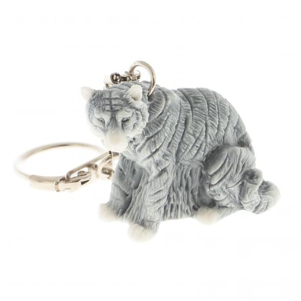 Брелок &amp;quot;Сидящий тигр&amp;quot; из мрамолита 122293