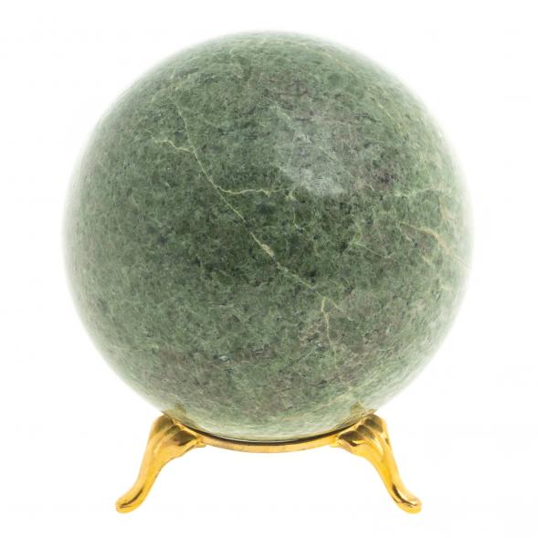 Шар из камня жадеит 8 см 123530