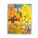 Настольное панно из камня &amp;quot;Осень&amp;quot; 7,5х10 см 117435