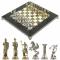 Шахматы "Олимпийские игры" доска 28х28 см мрамор змеевик