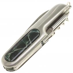 Нож мультитул складной 7 в 1 с камнем офит