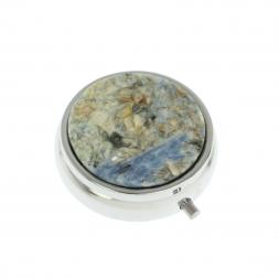 Таблетница на 3 отделения кианит цвет серебро