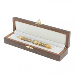 Ручка подарочная "Царская" с фианитами женская