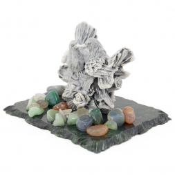 Сувенир из мрамолита "Голуби большие"