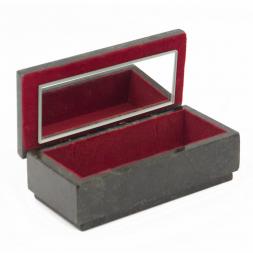 Шкатулка Хозяйка медной горы змеевик 14х7х5 см