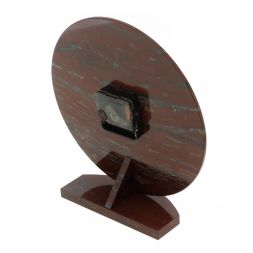 Часы настольные из яшмы 23х7х25 см