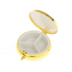 Таблетница на 3 отделения кианит цвет золото