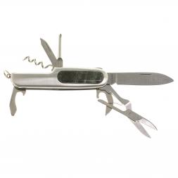 Нож мультитул складной 7 в 1 с камнем актиновит