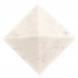 Пирамида 5,5х5,5х3,5 см из белого мрамора 126421