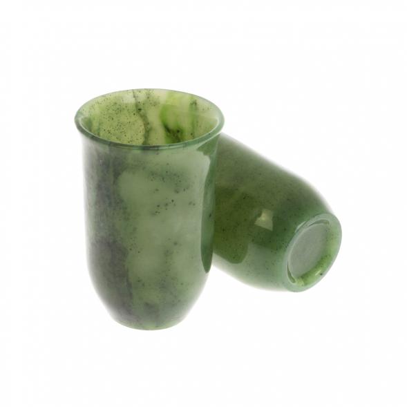 Набор стопок из нефрита 3,5х3,5х5,5 см 129938