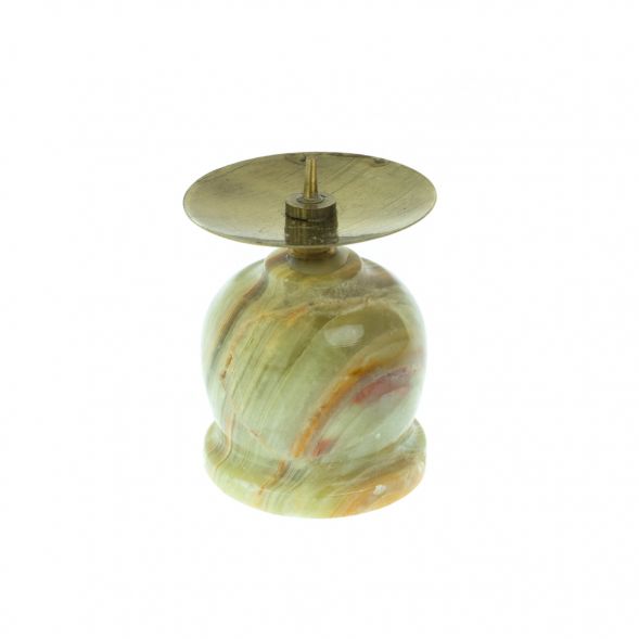 Подсвечник из оникса 4х4х5 см (2х3) 128823