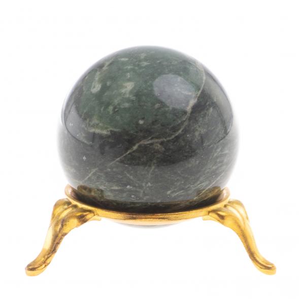 Шар из темного змеевика 4,5 см 124389