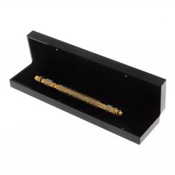 Подарочная шариковая ручка с зеленым фианитом Златоуст