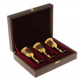 Набор рюмок на высокой ножке "Изящный" Златоуст