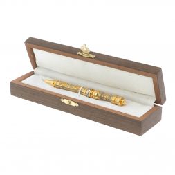 Ручка "Царская" с фианитами мужская Златоуст