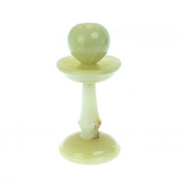 Подсвечник из оникса 7х7х16,5 см (3х6)