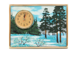 Картины с часами
